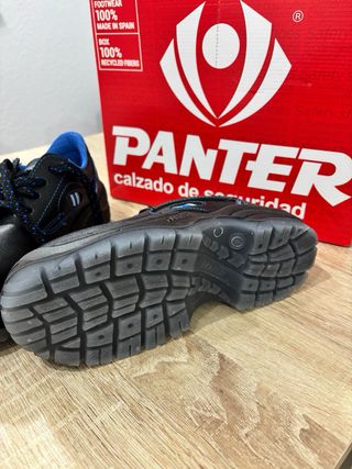 Zapatos Panter Negro Puntera Diamante Oxígeno