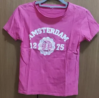 Camiseta rosa Amsterdam University