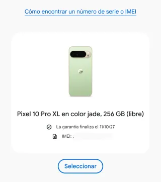Google Pixel 10 Pro XL 256 GB Verde