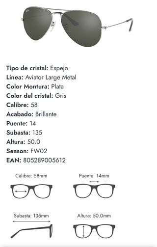 Gafas de sol Ray-Ban Aviator RB3025 W3277