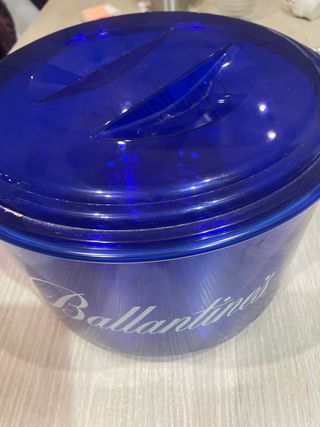 Cubeta Hielo Ballantine's Azul