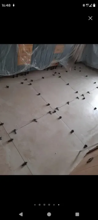 Alicatado y solado para baño