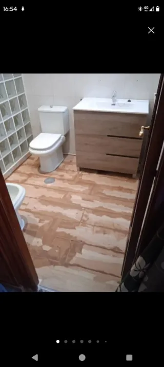 Alicatado y solado para baño