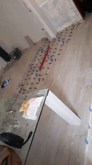 Alicatado y solado para baño