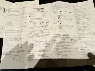 Termostato con sonda y 3 Interruptores Balancín