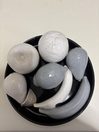 Frutero Cerámica Frutas Decorativas