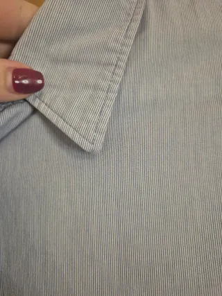 Camisa Armani Jeans AJ azul claro original hombre