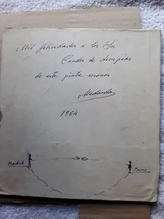 Óleo sobre cartón siglo XIX