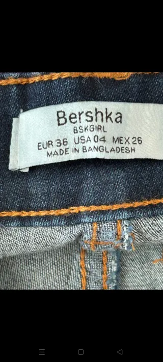Vaqueros Bershka Talla 36