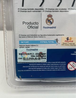 Figuras Real Madrid Beckham y R. Carlos