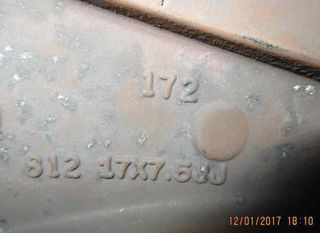 3458039 llanta r17 honda civic berlina 3 puertas