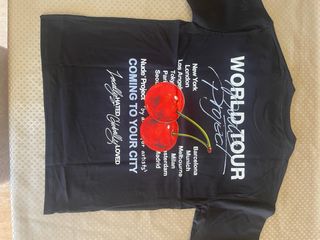 Camiseta Nude Project Negra Cerezas