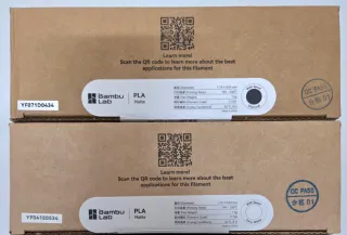 2 Bobine Filamento 3D Bambu Lab, Nuove e Sigillate