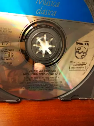 CD Música Clásica Beethoven Concierto Piano N.5