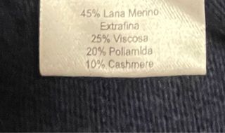 Jersey mujer rombos lana merino/cashmere talla M
