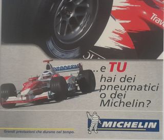3 Cartoline Pubblicitarie Michelin Formula 1