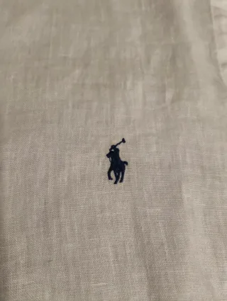 Camisa Polo Ralph Lauren Blanca Talla L