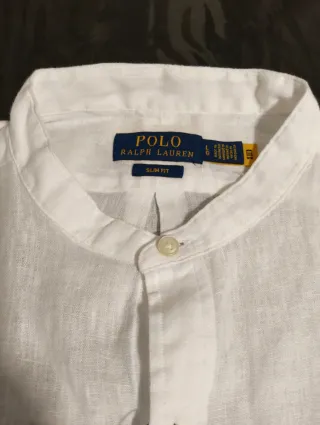Camisa Polo Ralph Lauren Blanca Talla L