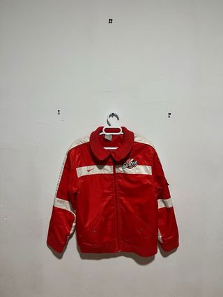 Chaqueta Nike Roja y Blanca Talla S
