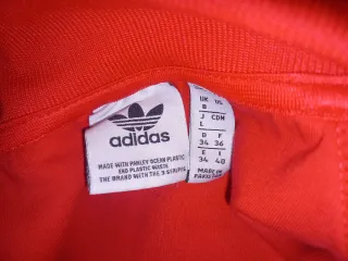 Chaqueta Adidas 14 años roja