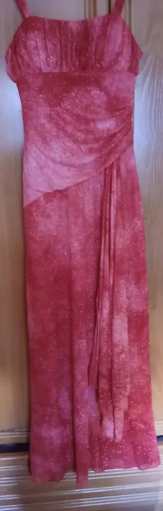 Vestido de fiesta plateado