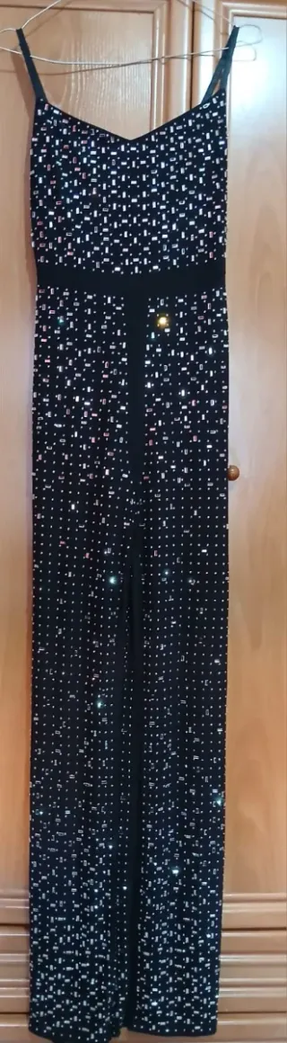 Vestido de fiesta plateado