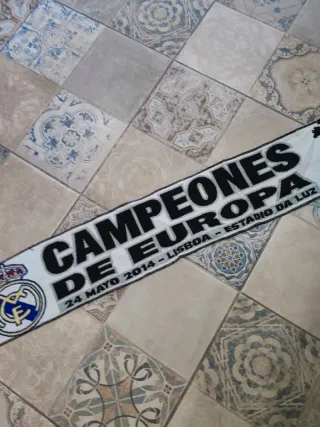 3x2 Bufanda Real Madrid Campeones de Europa 2014