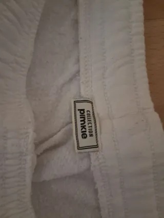 Pantalón de chándal blanco