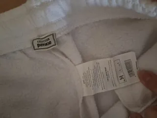 Pantalón de chándal blanco