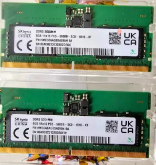 Memoria RAM 16GB (2x8GB) DDR5 5600MHz