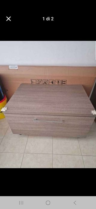 Cassettiera mobile in legno