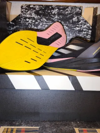 Adidas Duramo Speed Talla 40.5 Negro Amarillo