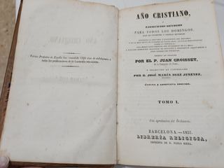 Colección 16 Libros Año Cristiano (1853)