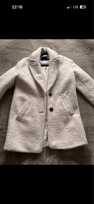 Abrigo borreguito beige