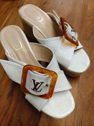 Cuñas blancas talla 37