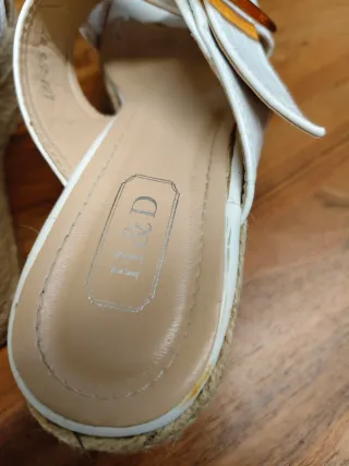 Cuñas blancas talla 37