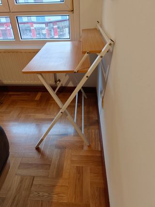 Escritorio  madera y metal