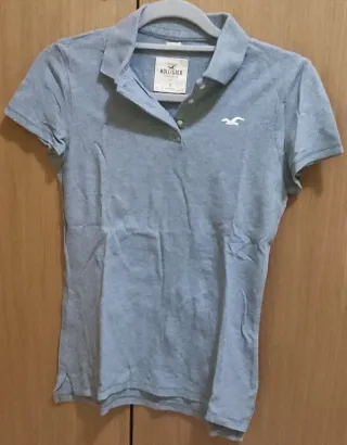 Polo Hollister Gris Talla S