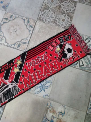 3x2 Bufanda AC Milan Forza Milan 2002