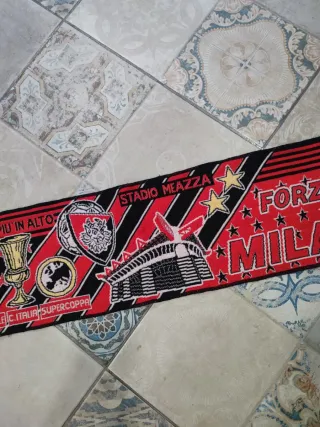 3x2 Bufanda AC Milan Forza Milan 2002