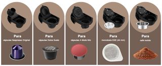 Cafetera multi-cápsulas 19 Bar Negra SIN ESTRENAR