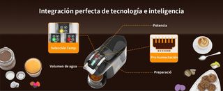 Cafetera multi-cápsulas 19 Bar Negra SIN ESTRENAR