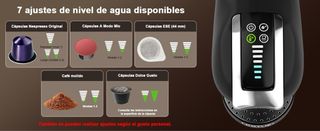 Cafetera multi-cápsulas 19 Bar Negra SIN ESTRENAR