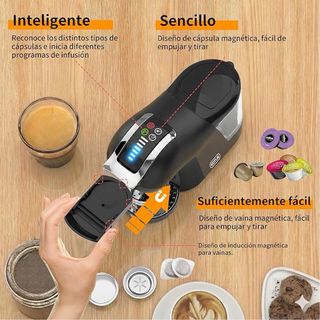 Cafetera multi-cápsulas 19 Bar Negra SIN ESTRENAR