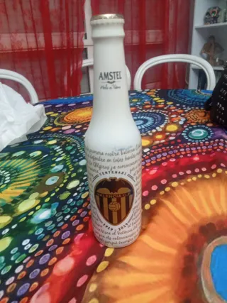 Botellín Amstel Valencia C.F. Centenario