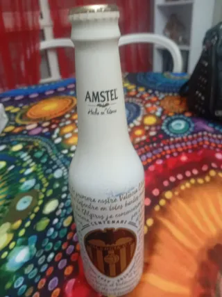 Botellín Amstel Valencia C.F. Centenario