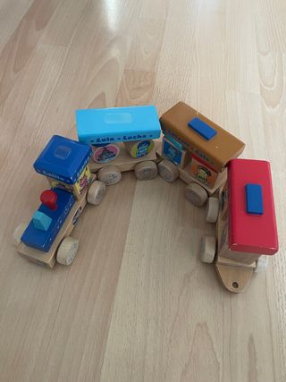 Tren de madera Los Lunis