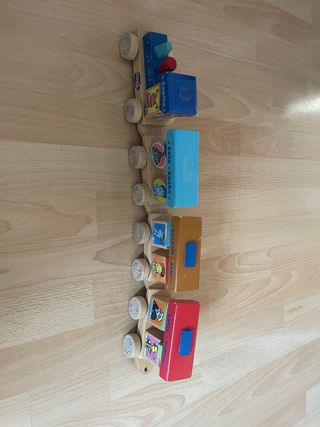 Tren de madera Los Lunis