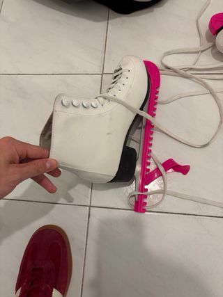 Pattini da ghiaccio bianchi Taglia 39