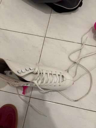 Pattini da ghiaccio bianchi Taglia 39